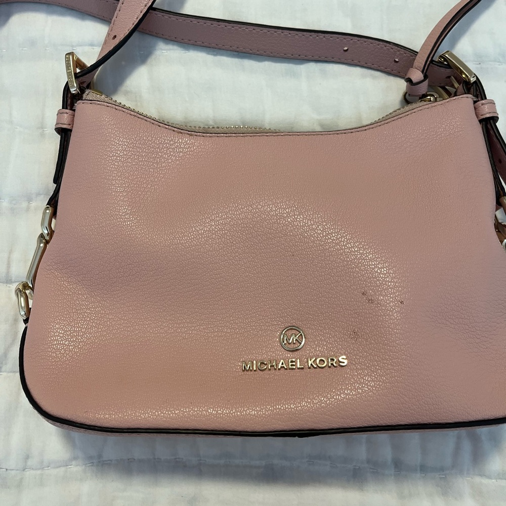 Michael Kors Pink Leather Shoulder Bag